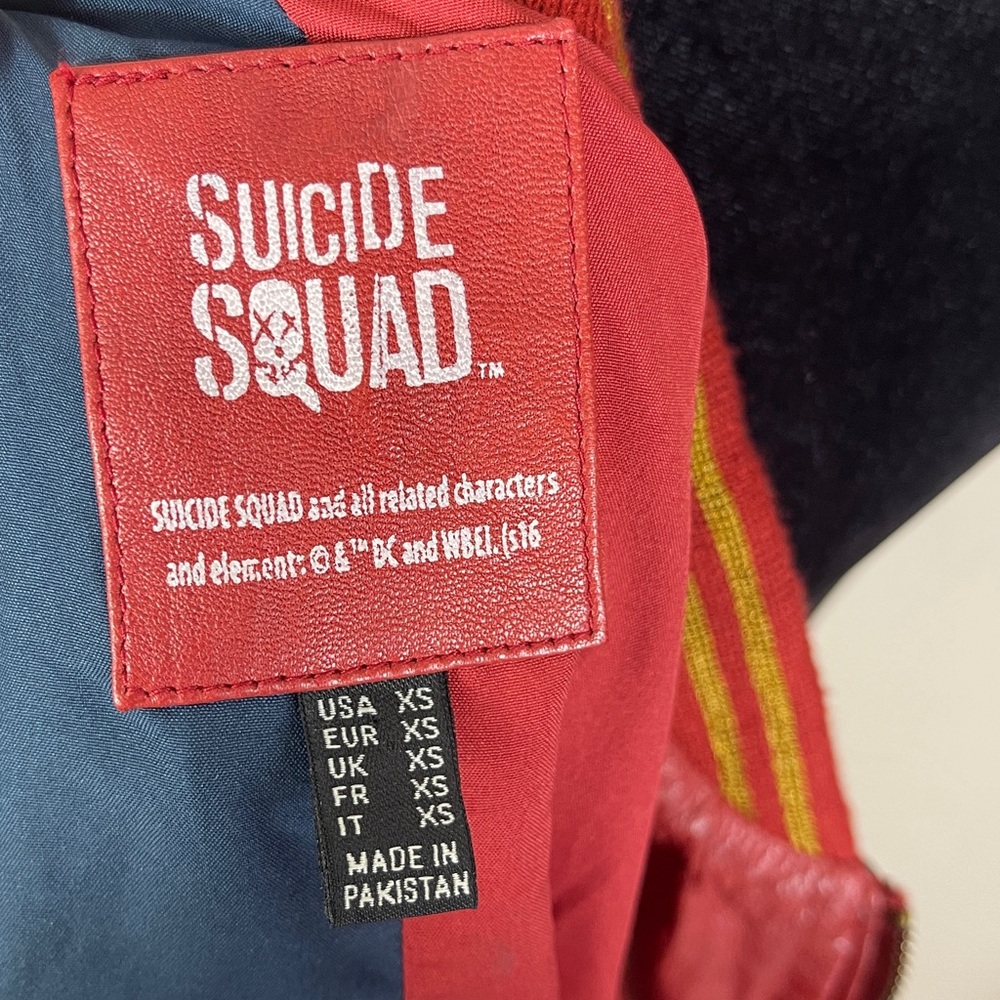 Harley Quinn Suicide Squad Lamb Leather Jacket - Picture 15 of 16